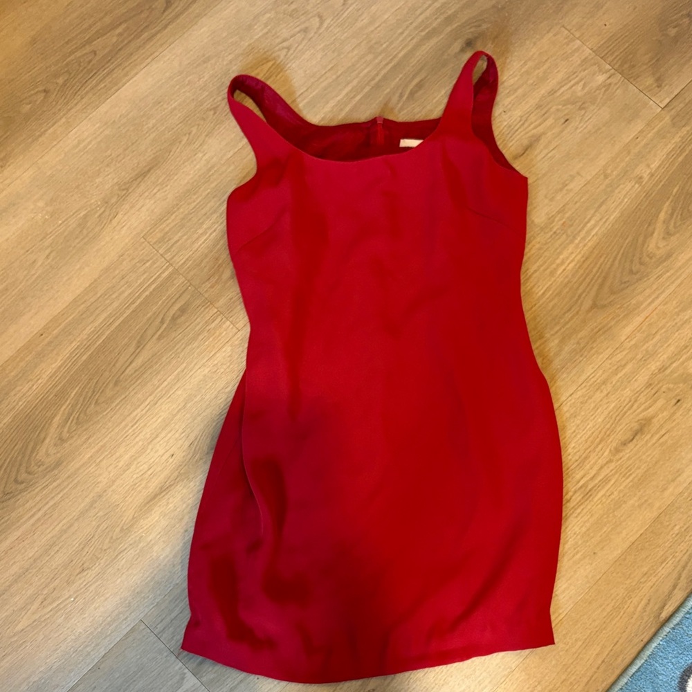 Hugo Buscati Vibrant Red Mini Dress